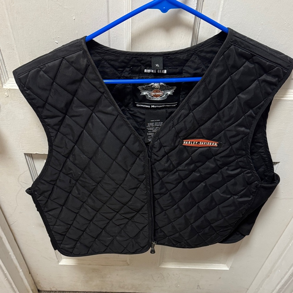 Harley-Davidson Black Quilted Riding Vest